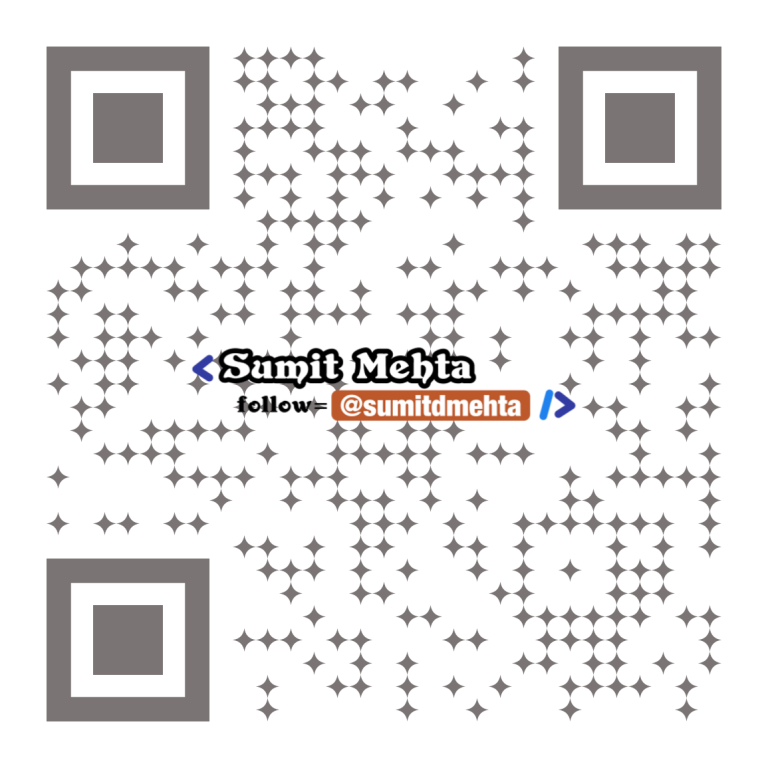 Sumit Mehta's QR-Code